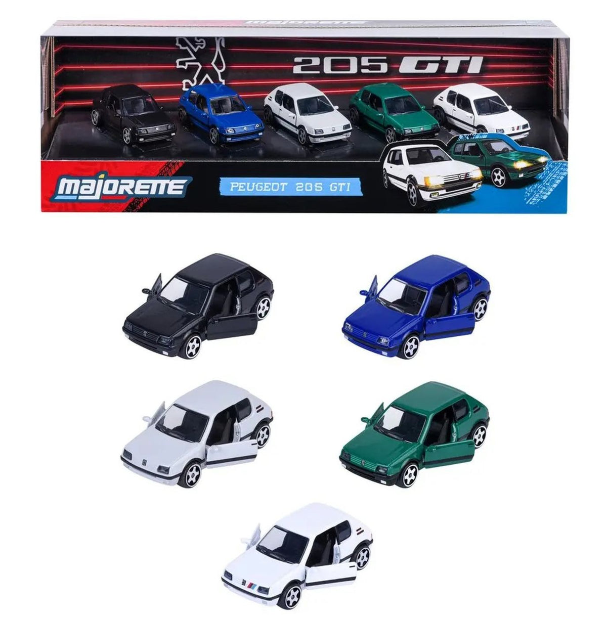 Set 5 Mașinuțe Metalice Peugeot 205 GTI Majorette 1:64 - Default Title (2) [ps:7e2804fb-73f9-4581-9c38-7adccb9645bb]