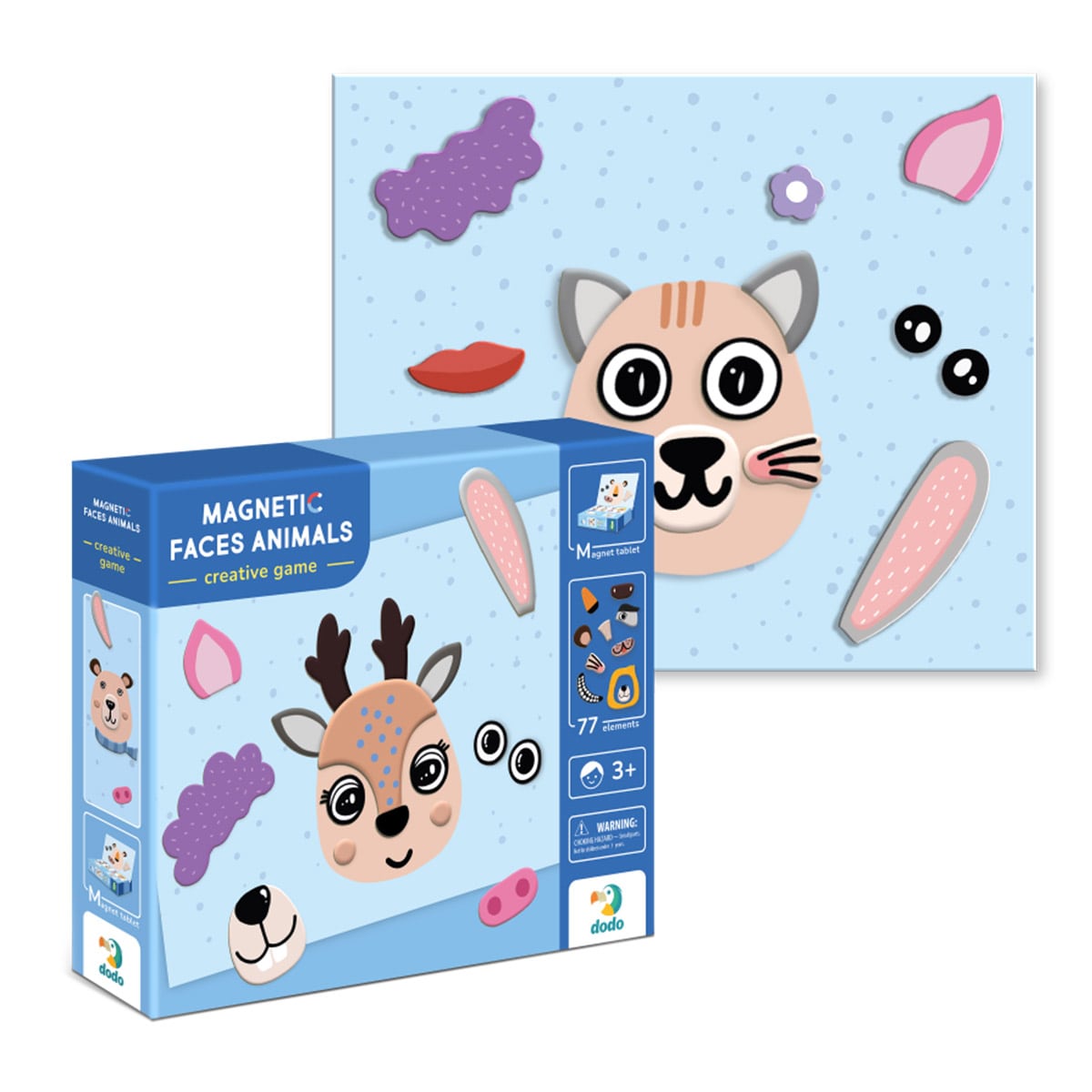 Set Magnetic Animăluțe Amuzante Dodo Toys - 77 Piese - Default Title (2) [ps:4ba32e71-532c-4643-8296-3c8afb56323e]