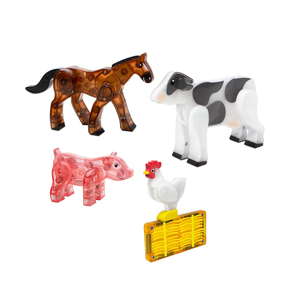 MAGNA-TILES Farm Animals - Set Magnetic de Construcție - Default Title (2) [ps:3f3c7418-4050-4232-9558-d430b6914a98]