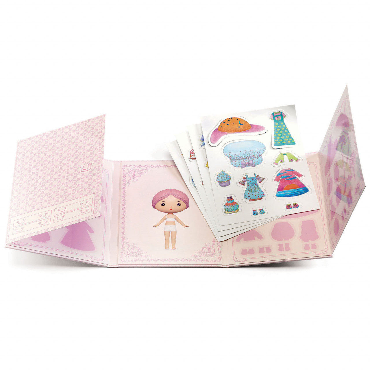 Set cu abtibilduri repozitionabile Miss Lilypink, Djeco - Imagine 2 [ps:55ef92c9-5d12-47b6-bfe1-2871adf95674]