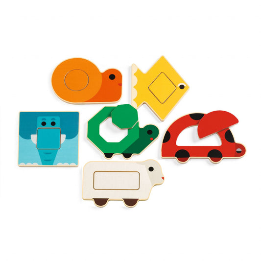 Joc educativ Puzzle DuoBasic, Djeco - Imagine 2 [ps:e2e2ad1d-f2c7-4934-94e7-952cbcede8d7]