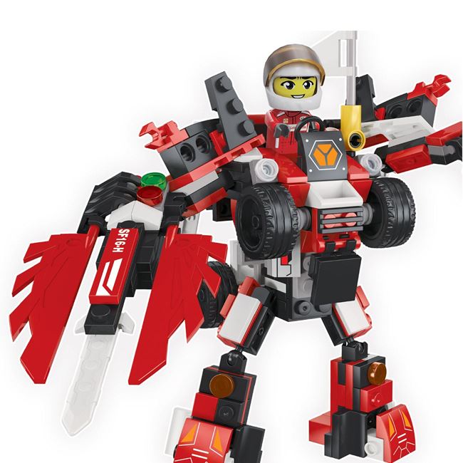 Cuburi Construcție Mașină de Curse & Robot 2în1 Jumbo - Default Title (2) [ps:f511e382-4817-4a3d-b9ea-c0f7739d280b]