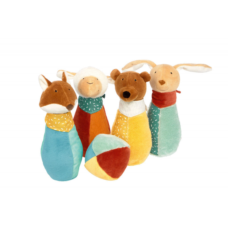 Set de bowling din plus Yellow, PlayQ Sigikid [ps:4e4106b8-0490-4abf-bcc4-e4b66e04521a]