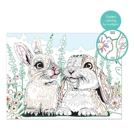 Paint & Frame Colorez cu Numere Cute Bunnies - Jumbo - Default Title (2) [ps:c8071143-146a-4c47-a4a3-25e08bac97fc]