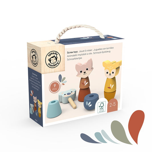 Jucarie interactiva animale cu surub, Speedy Monkey - Imagine 2 [ps:37681b14-6ddb-443f-9f61-f17304e76409]