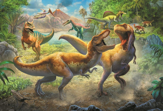 PUZZLE TREFL 160 TYRANNOSAURI IN LUPTA - Imagine 2 [ps:125b9e91-e71b-48ba-a010-e08b3a7182c3]