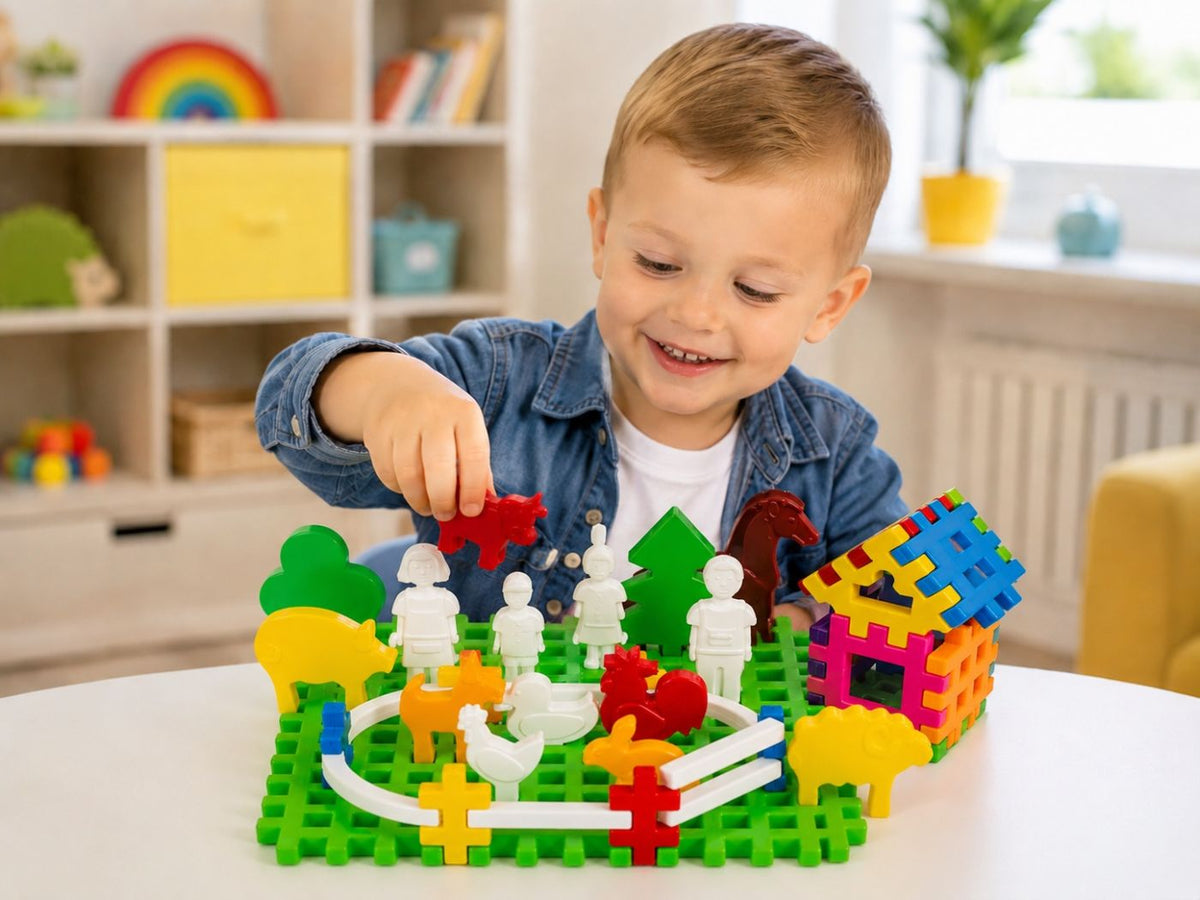 Set Fermă 4 Viva Toys - Jucărie de Construcție Educativă - Default Title (2) [ps:0fcdc000-48a2-49f4-894d-b823e50b9d86]