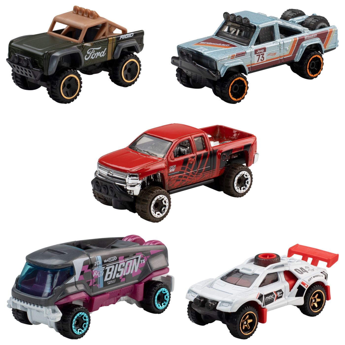 Set 5 Mașini Hot Wheels Mud Studs - Mattel - Default Title (2) [ps:0c8f9156-b114-4228-97cf-886116ac4f66]