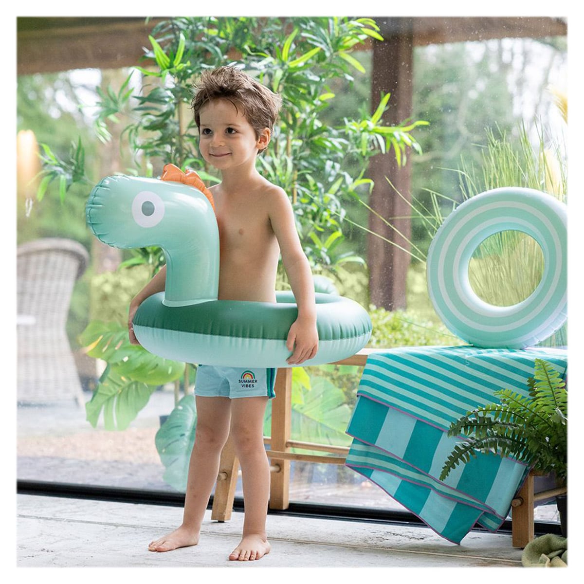 Colac de Baie Căluț 50 cm Quut Toys - Siguranță și - Dinozaur (2) [ps:a9369e57-e11d-4702-ba3a-7119714c0255]