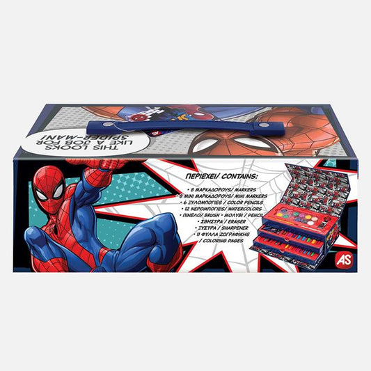 Set Colorat Valiză Marvel Spider-Man Jumbo - 50 Accesorii - Default Title (2) [ps:10bbd0c0-a53c-4784-bf6b-8279d0ca75c3]