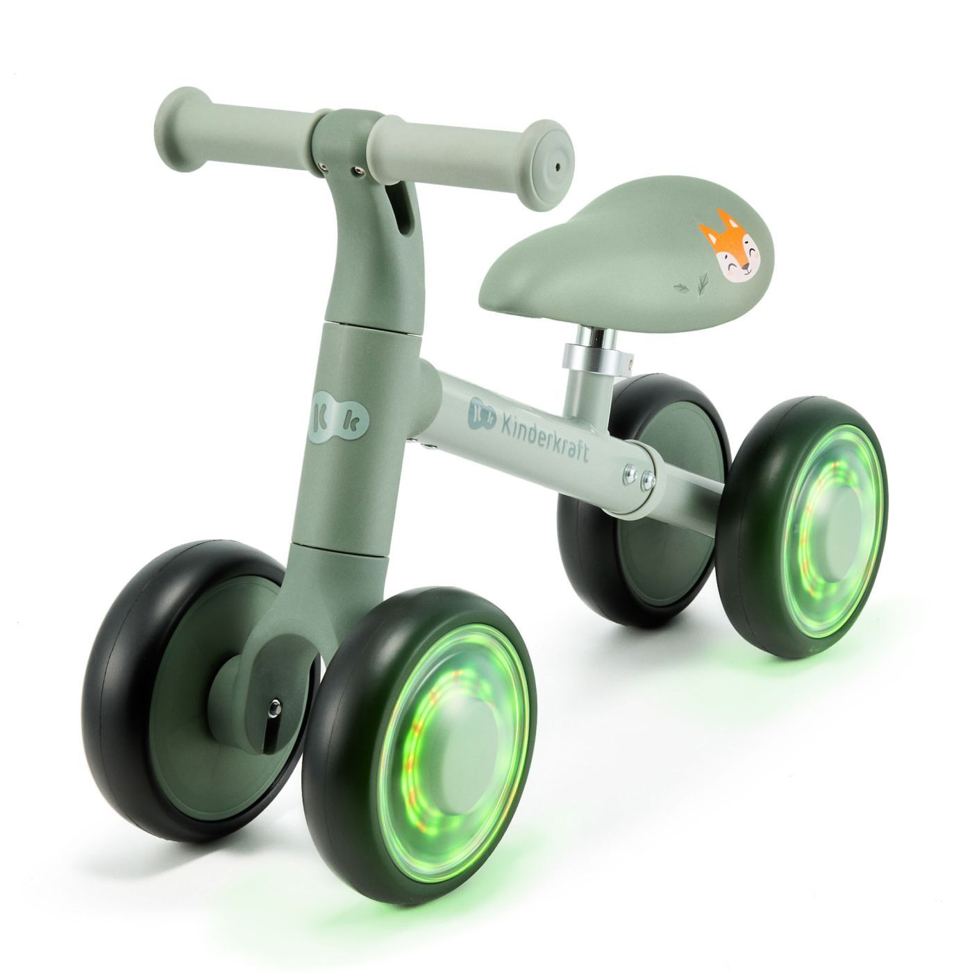 BICICLETA ECHILIBRU CUTIE FLASH, GREEN Kinderkraft - Verde