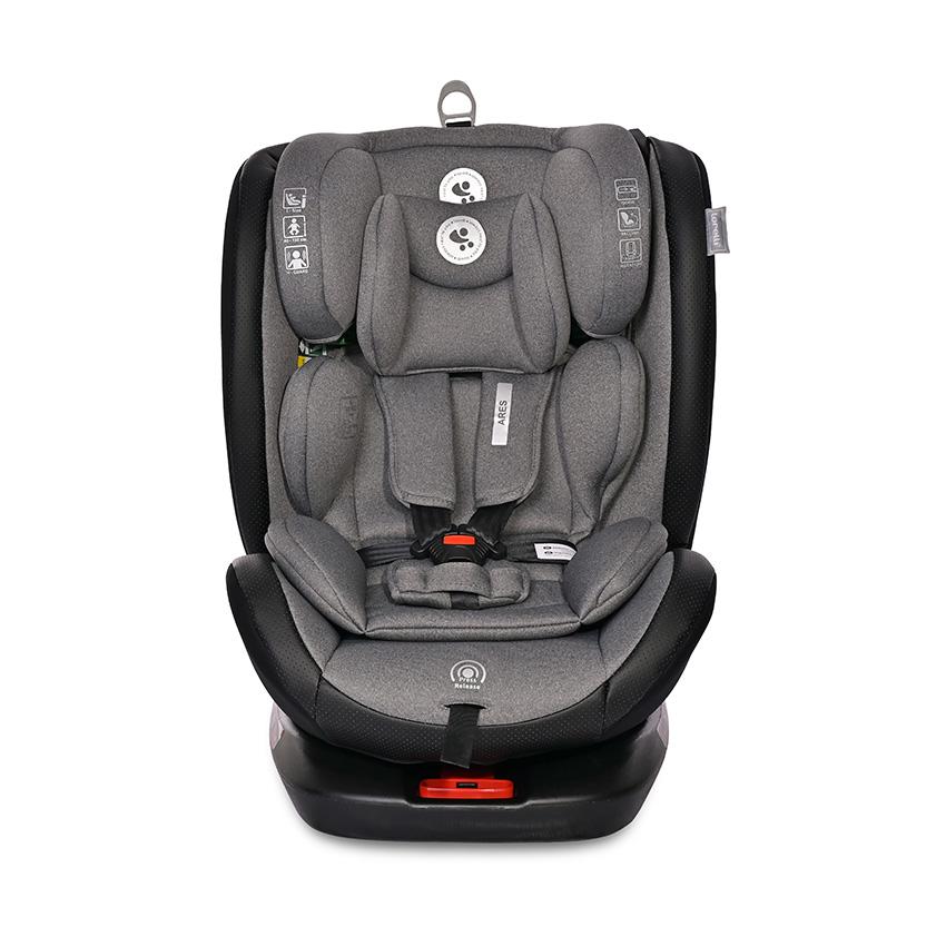 Scaun Auto Lorelli Ares i-Size, Rotativ, 0-12 ani, Pink - Grey/Black (2) [ps:a8424261-3de5-4813-8f46-79ad2fa2f217]