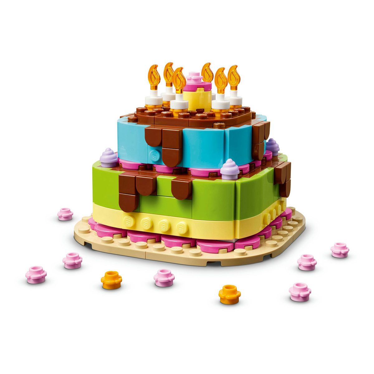 LEGO Tort pentru Petrecerea de Zi de Naștere 40815 - Default Title (2) [ps:f10768e9-71f1-4219-844b-c1f247e76652]
