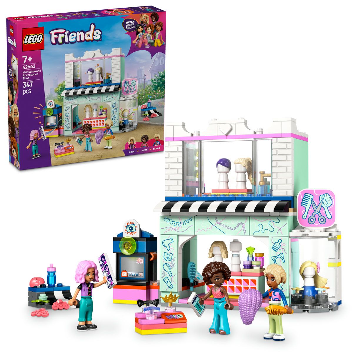 LEGO FRIENDS SALON DE COAFURA SI MAGAZIN DE ACCESORII 42662 - Imagine 4 [ps:c63b5c76-f46c-414e-b59f-786319cac164]