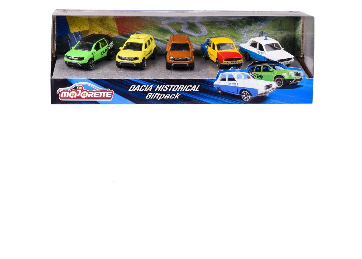 MAJORETTE SET 5 MASINUTE METALICE DACIA [ps:f4c00e1b-5380-4757-b640-3bcefb646b43]