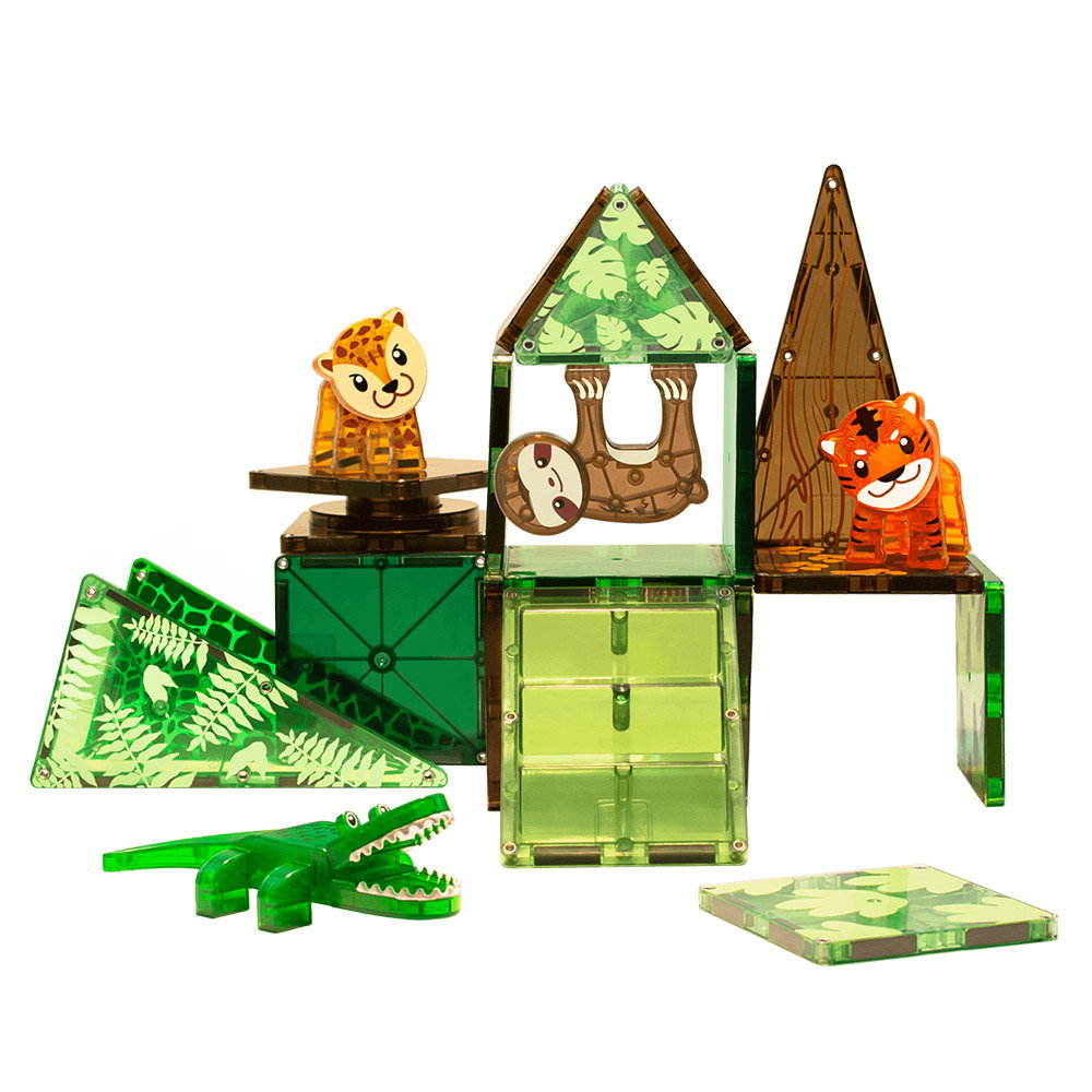 MAGNA-TILES Jungle Animals - Set Magnetic de Construcție - Default Title (2) [ps:5b55d327-58a6-4411-86fc-7a19539746f1]