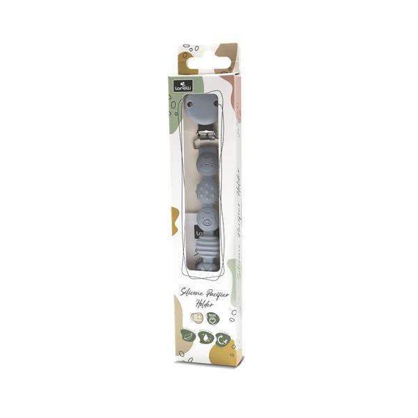 Lanț Silicon pentru Suzetă Lorelli, 0 luni+, Fresh Green - Grey (2) [ps:9f41713c-3b2c-46f0-b378-b568bd512500]