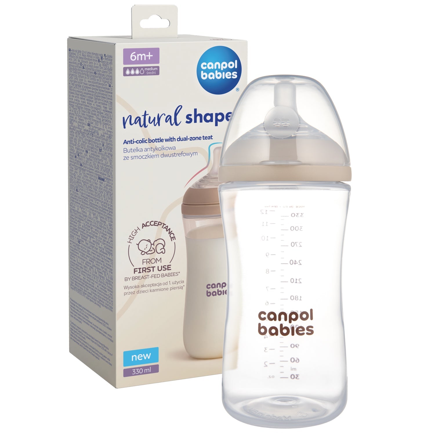 Biberon Natural Shape 330 ml 35/402 [ps:7fd2eb63-f4d9-4ee7-b78a-b2bbe38c42f5]