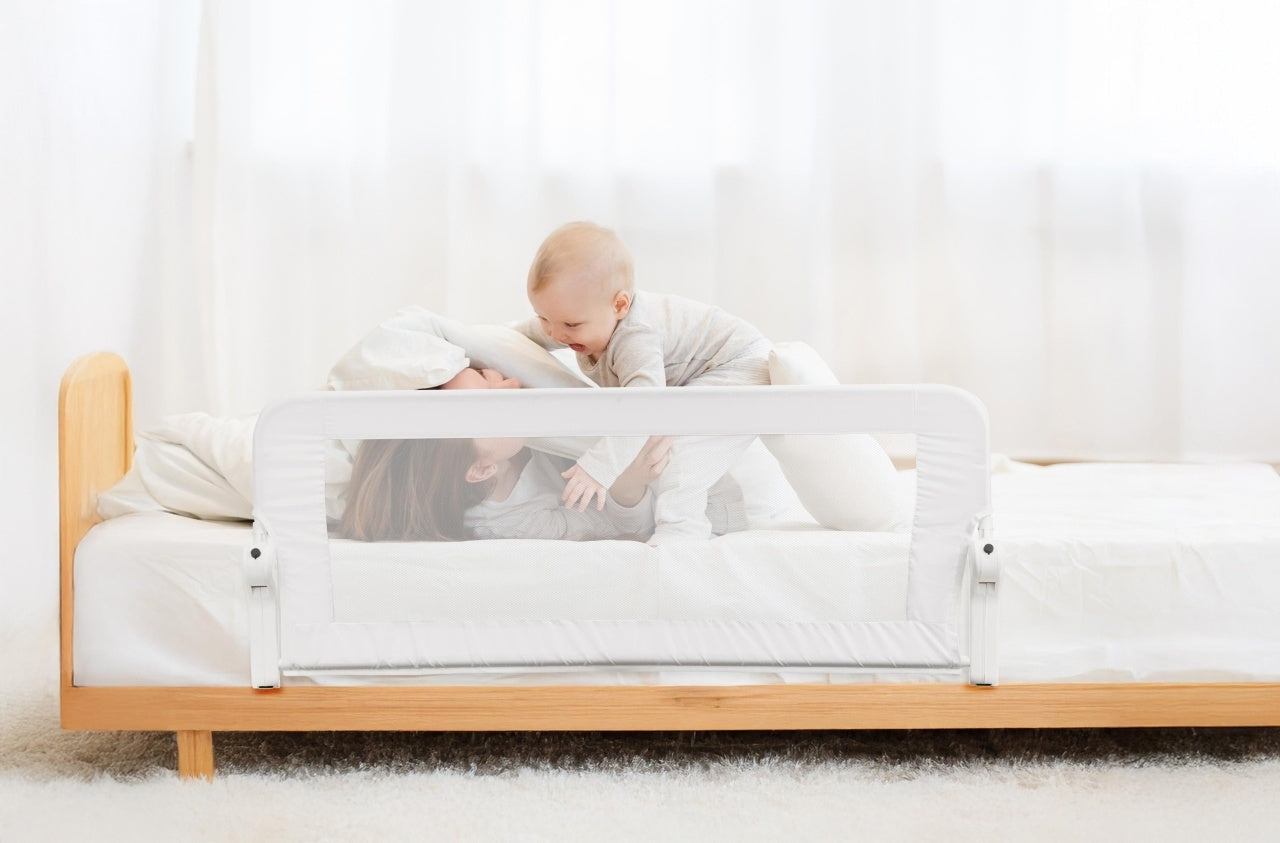 Bariera de protectie, BabyJem, 120 x 48,5 cm, alb - Alb