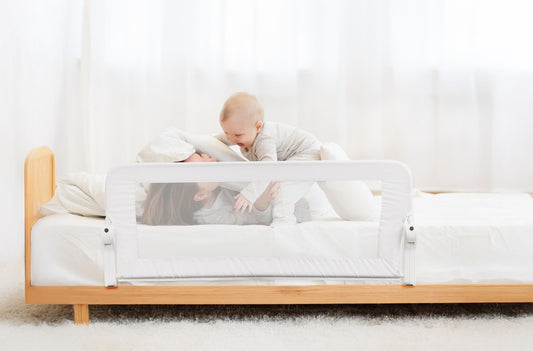 Bariera de protectie, BabyJem, 120 x 48,5 cm, alb - Alb