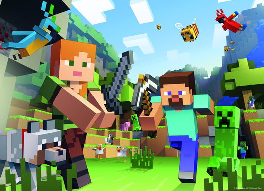 Puzzle Minecraft 4in1 Ravensburger - Set Jucării Creative - Default Title (2) [ps:4d5ddca6-9291-4657-97f0-d1e9356ded15]