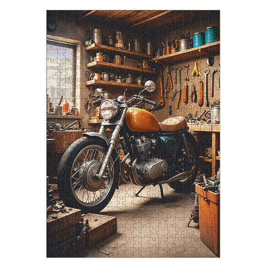 Puzzle Motorbike Garage Dodo Toys, 500 piese - Default Title (2) [ps:ca40b840-e7c0-4211-8679-88760a4d5e3c]