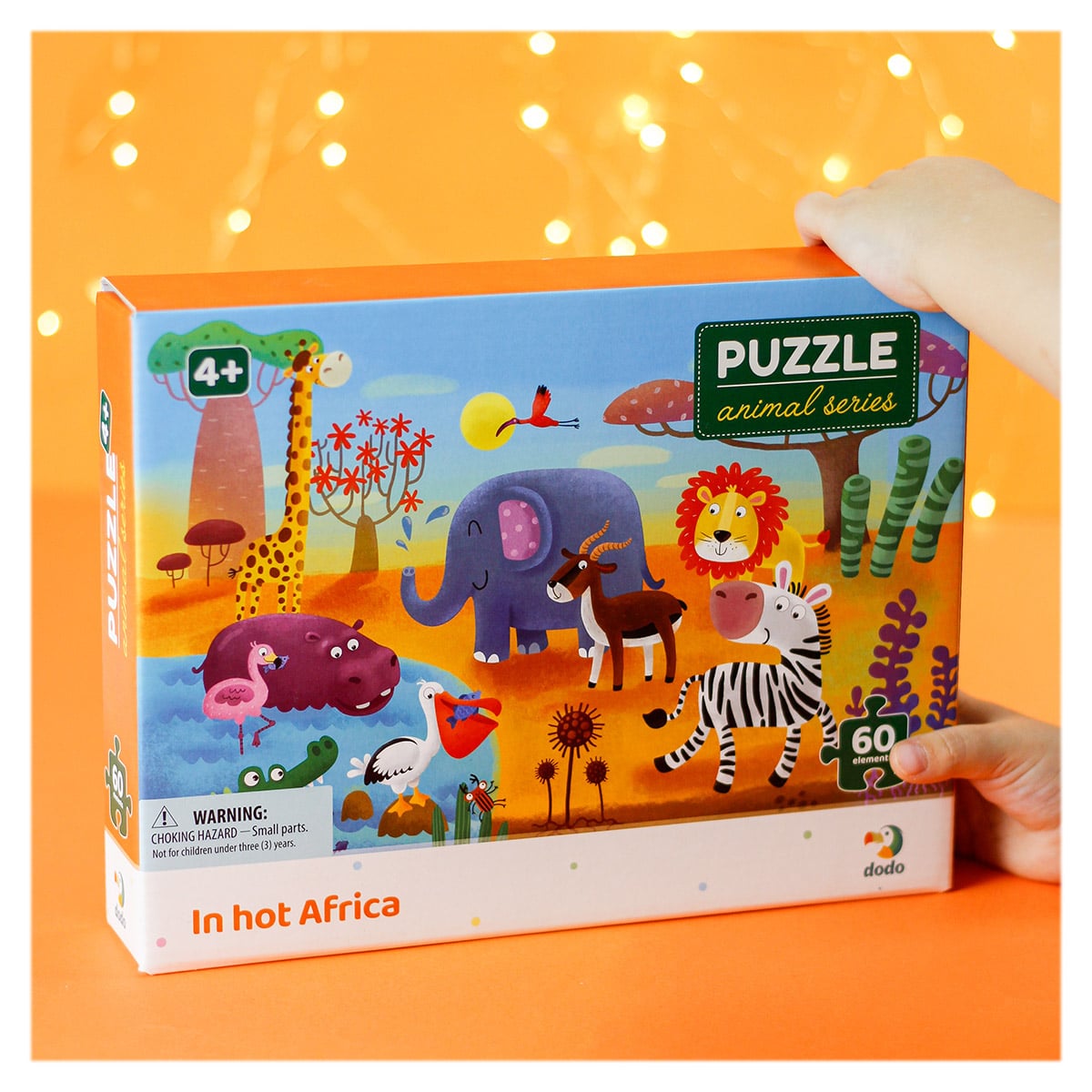 Puzzle Animale din Africa 60 piese - Dodo Toys - Default Title (2) [ps:99569acc-29fd-42de-8898-3ed667c75921]