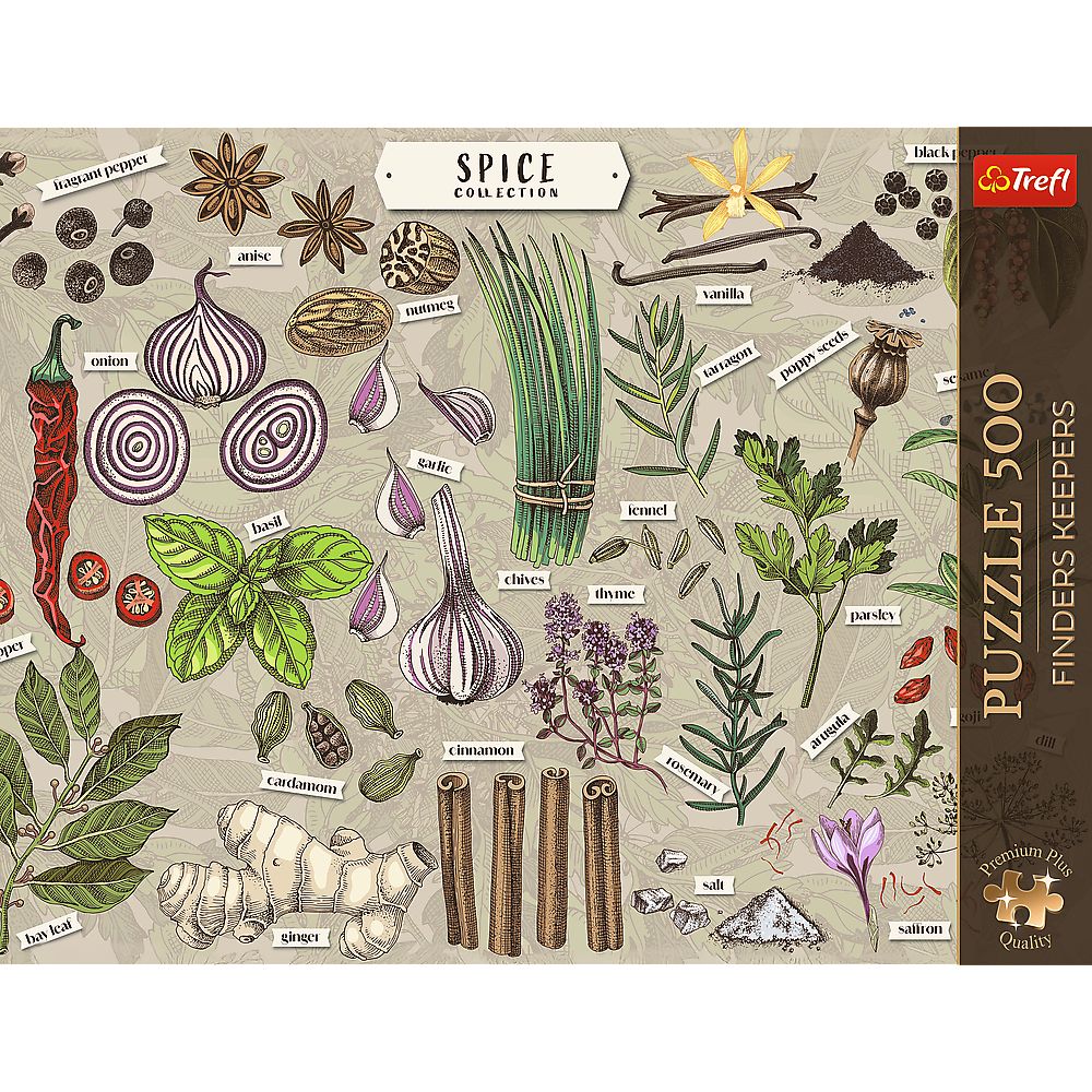 Puzzle Trefl 500 Premium Plus Condimente - Calitate - Default Title (2) [ps:632bb618-6e6a-43a6-9486-2570e27cb66c]