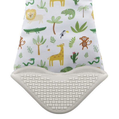 Cravata bebelusi cu accesoriu de dentitie BabyJem - Ecru