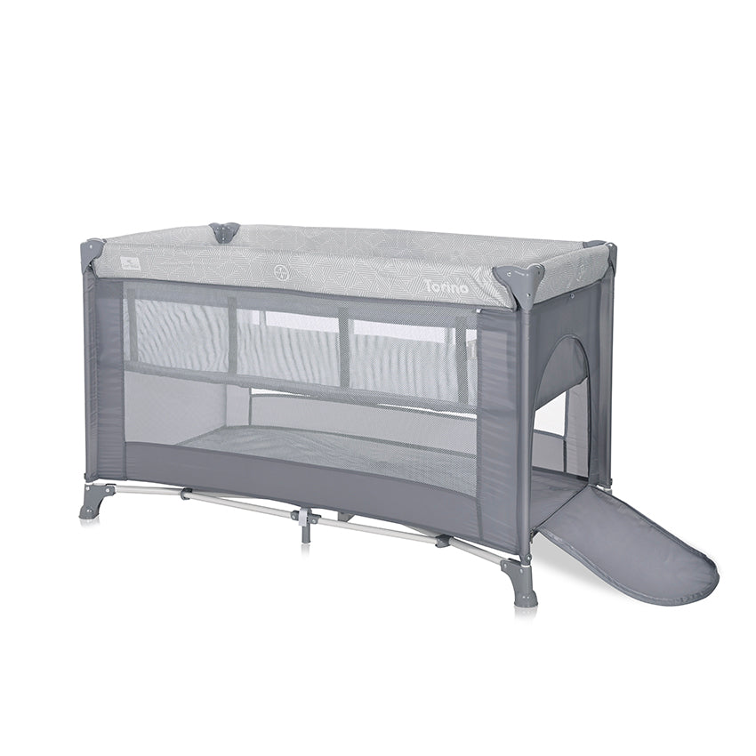 Pătuț Pliabil Lorelli Torino, 2 Nivele, Lemon Curry Floral - Grey Elements (2) [ps:d8b1531d-97f1-4fb8-b279-3e1a44477cf5]