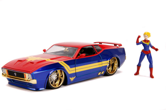 MASINUTA METALICA CAPTAIN MARVEL 1973 FORD MUSTANG MACH - Imagine 2 [ps:6371fd87-4e25-476a-99bd-f7bac885e6a7]