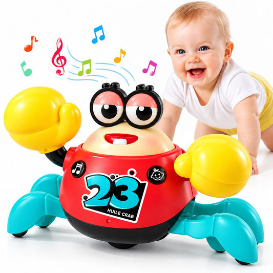 Jucărie Interactivă Crab cu Muzică și Lumini - Jucării Bebe - Default Title (2) [ps:3341e9b0-91ac-4e96-a75b-4b8475e59736]