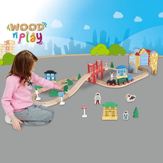 Set Tren din Lemn cu Sine și Accesorii Jumbo - Default Title (2) [ps:e7898e03-9805-414d-a059-4bc140f81274]