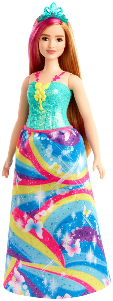 BARBIE PAPUSA PRINTESA DREAMTOPIA CU CORONITA ALBASTRA - Imagine 2