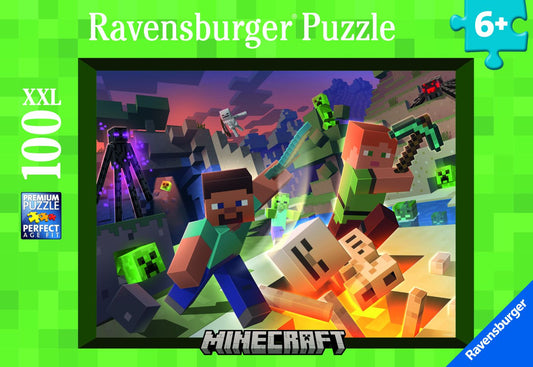 Puzzle Minecraft 100 XXL Ravensburger - Piese Mari - Default Title (2) [ps:25ee99e7-40d6-4c88-8383-09c32ef31ad3]