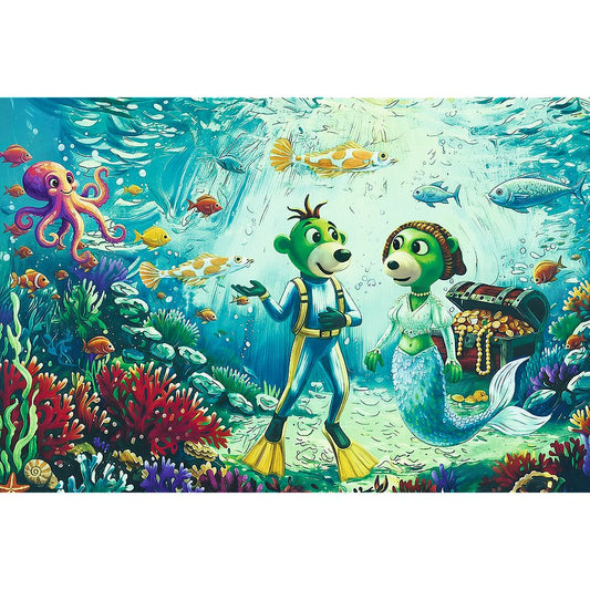 PUZZLE TREFL 100 FAMILIA TREFLIK INSPIRAT DE ARTA MAGIA - Imagine 2 [ps:fc950833-c71a-4f9b-ab73-2a6d22bc2f21]