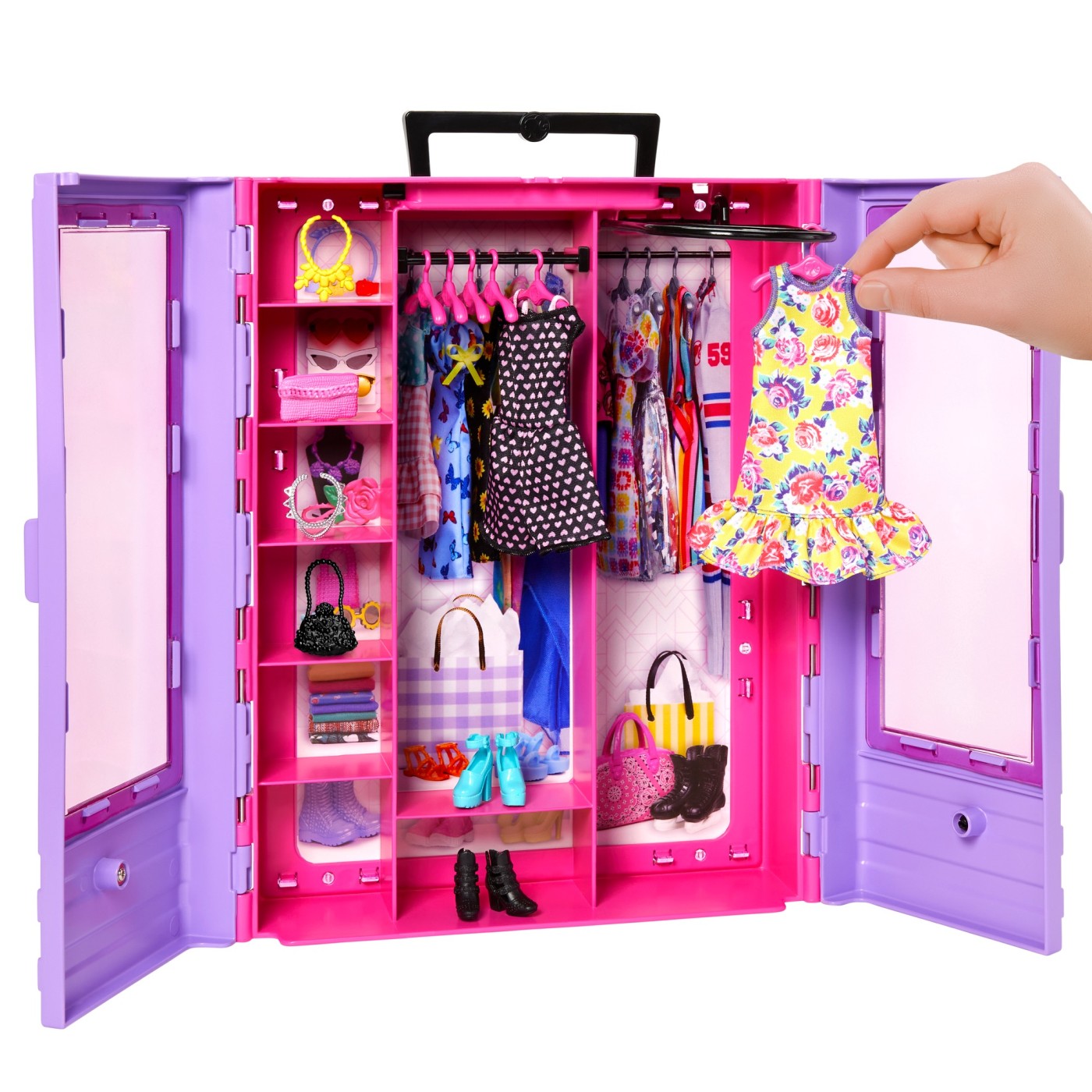 BARBIE DULAPUL PAPUSII BARBIE CU PAPUSA BARBIE Mattel - Imagine 7 [ps:e418bc29-7ed8-4666-a549-d3d06c1836f8]