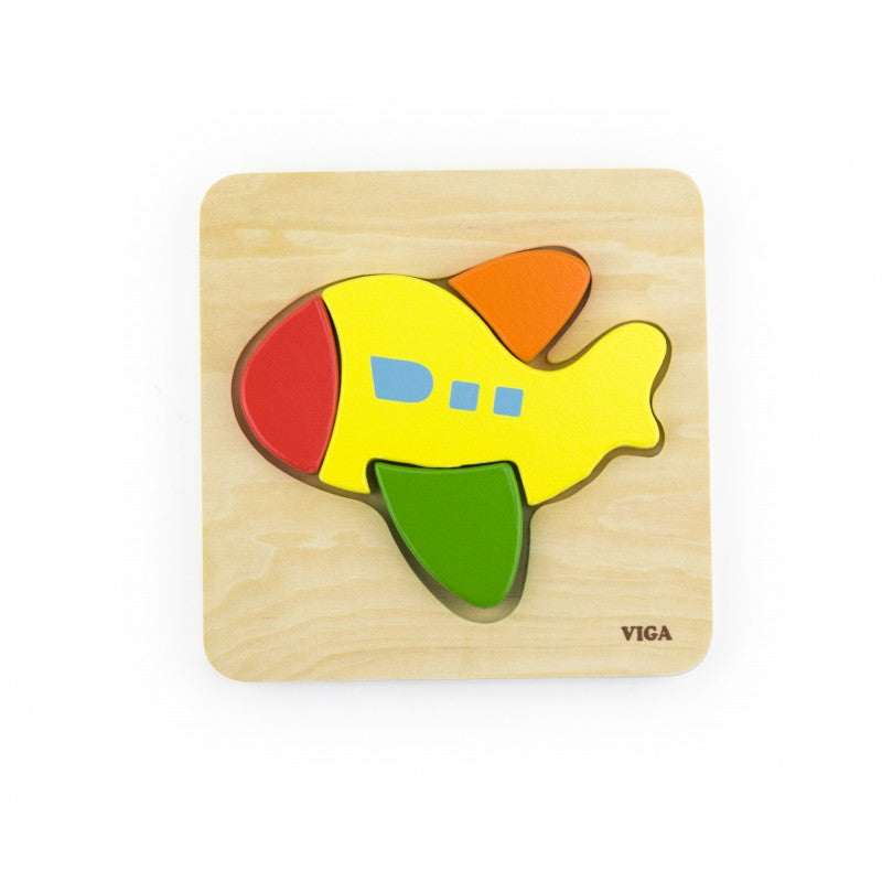 Puzzle din lemn - avion [ps:0e835225-b34c-4d7a-b977-78bc0420e6d9]