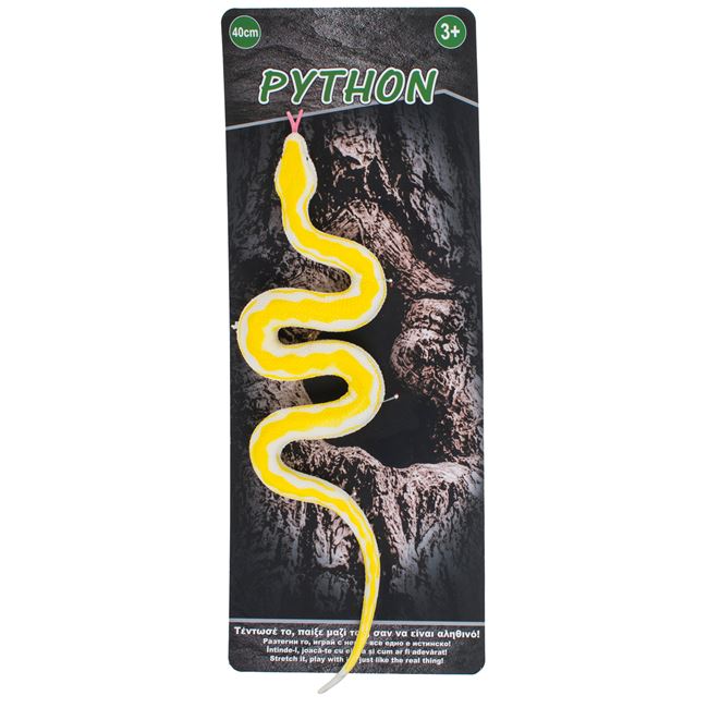 Jucărie Șarpe Boa Galben Stretch 40cm Jumbo - Galben (2) [ps:7db828ad-fd12-4a0c-b99f-9b11a1dfbc5f]