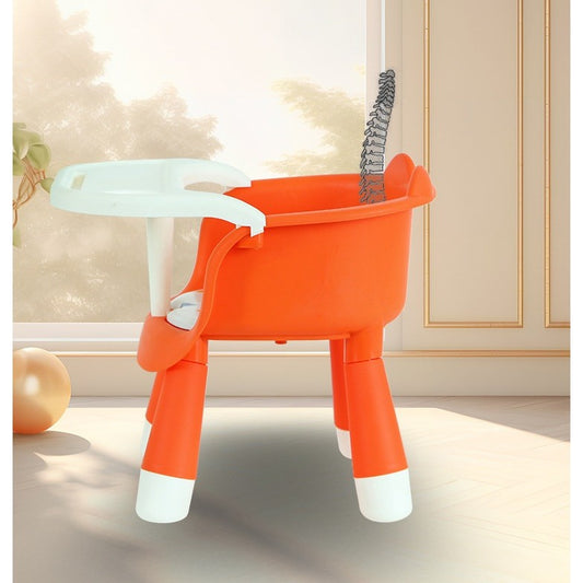 Scaun de Masa Flippy 2 in 1, Tavita Detasabila, Albastru - Portocaliu (2) [ps:41831247-7830-459b-837b-c5d6d04f10d3]