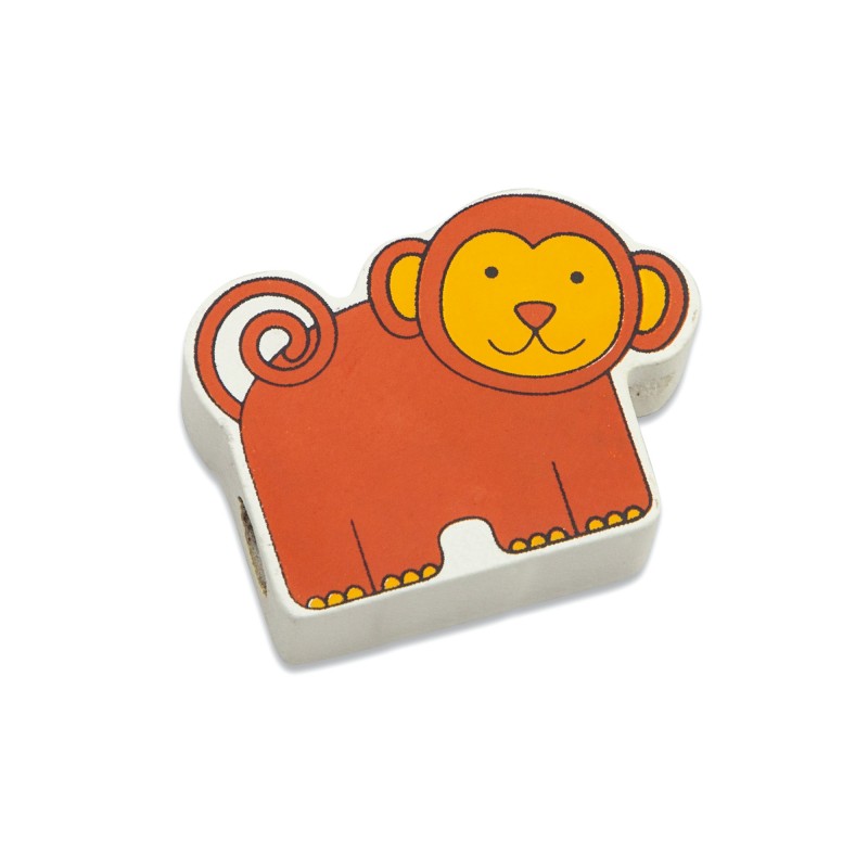 Margele de insirat din lemn - animale de la zoo [ps:e2c9dd36-bd3d-4682-9378-593a8461c2a6]