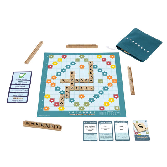 Joc Scrabble 2 in 1 din Lemn Engleză - Mattel - Default Title (2) [ps:2797f49a-86b6-412c-bf32-6d697a050242]