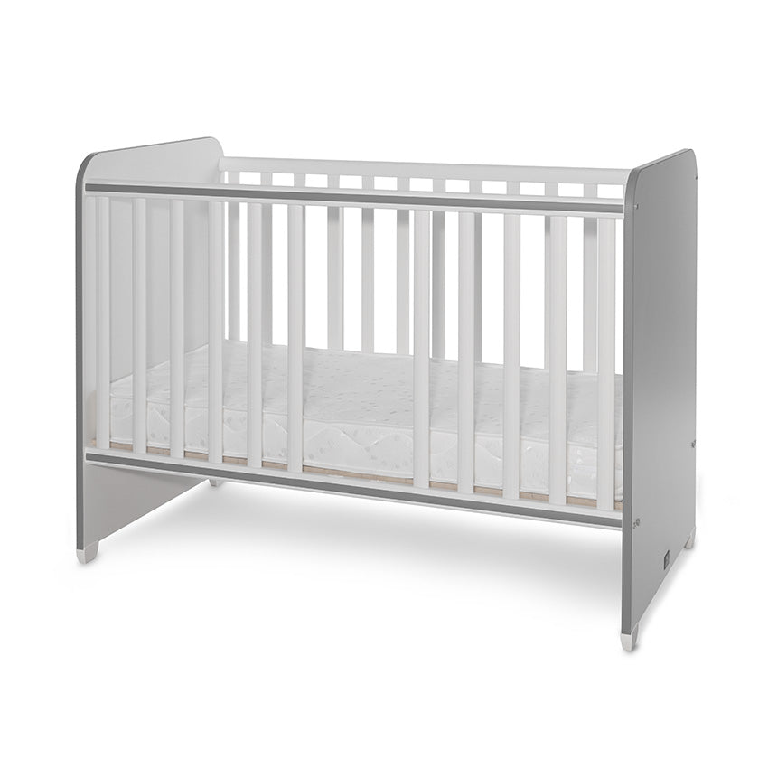 Pătuț Bebe Lorelli Sweet Dream, 60x120 cm, White Stone Grey - White Stone Grey (2) [ps:87663346-16b4-402e-8e6c-5f3b3d93733b]
