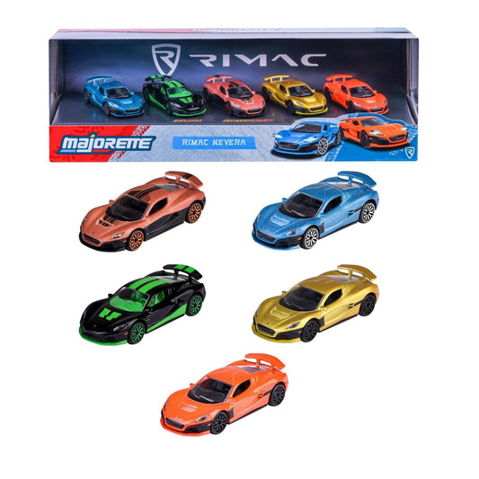 MAJORETTE SET 5 MASINUTE METALICE RIMAC NEVERA 7.5CM Simba - Multicolor (2) [ps:6b6f7d53-29f5-4405-a9bd-eff90c133fc6]