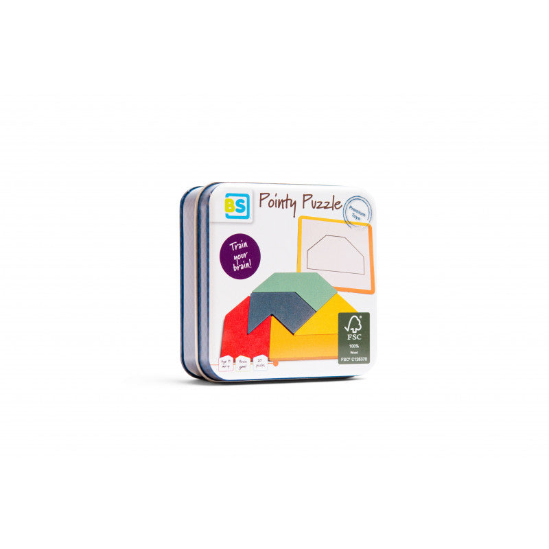 Joc de logica Pointy Puzzle, BS Toys [ps:a75d15f5-8edc-405b-bb07-506e639765b9]