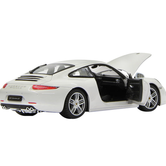 MASINUTA METALICA PORSCHE 911 NEGRU SCARA 1 LA 24 Rastar - Alb [ps:a94a7d56-d03b-4813-8bca-68a67e1d21e6]