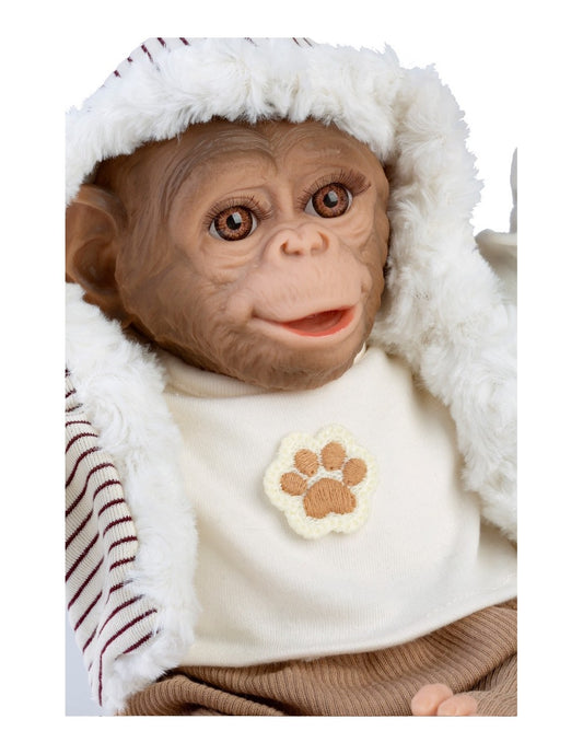 Papusa Reborn Maimuță Guca, 32 cm, Corp Textil | infant.ro - Default Title (2) [ps:8609ce7f-22e7-4e2c-8e34-92bd61096822]