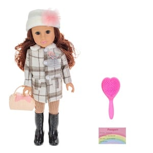 Papusa Fashion Girl Jumbo cu Muzica, 48cm - Tinuta Bej - Default Title (2) [ps:8fdadb81-9cd6-4f04-9f5c-70c939cb05e6]