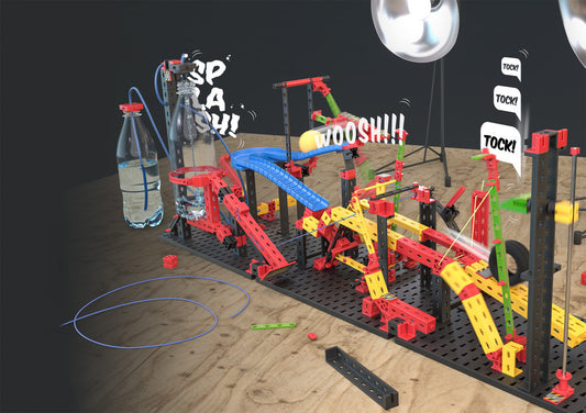 Kit STEM Reactii in lant traznite, Fischertechnik - Imagine 4 [ps:519b2c58-3713-4c06-b9a9-04e9e80c0c14]