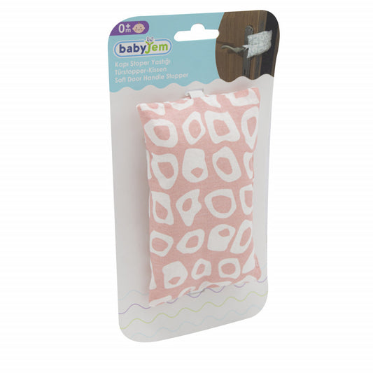 Opritor pentru usa cu elastic BabyJem (Culoare: Gri) - Roz [ps:6e79d376-831c-4bf5-8f2e-324553b988ab]